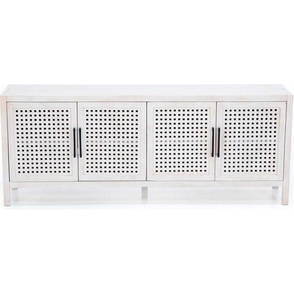 bassett mirror co inc white buffet server sideboard   