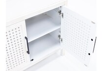 bassett mirror co inc white buffet server sideboard   