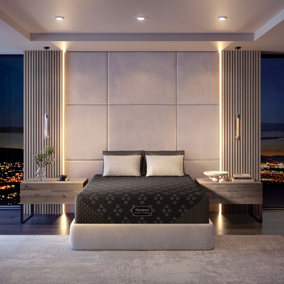 beautyrest black hybrid black king   