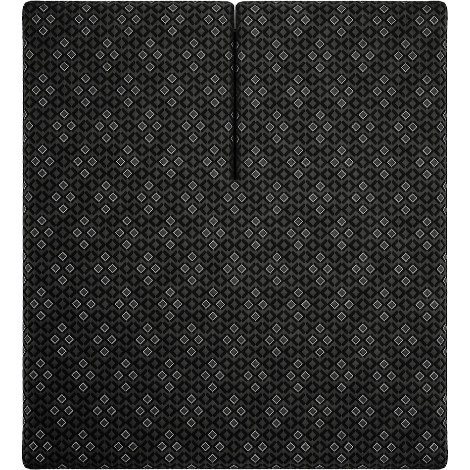 beautyrest black hybrid black split head king   