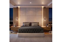 beautyrest black hybrid black split head king   