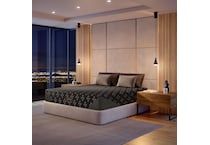 beautyrest black hybrid black split head king   