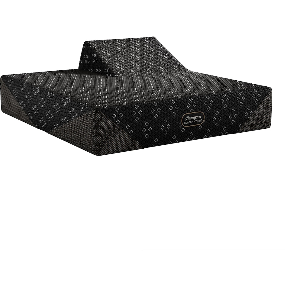 beautyrest black hybrid black split head king   