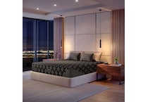 beautyrest black hybrid black split head king   