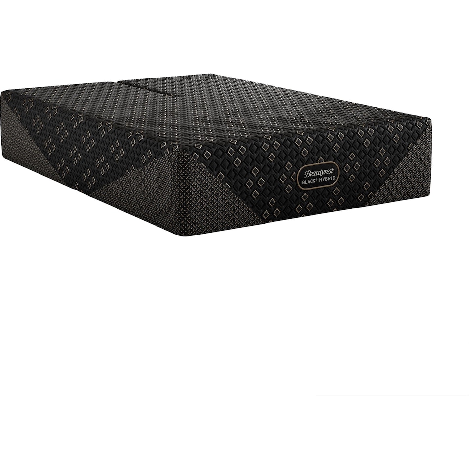 beautyrest black hybrid black split head queen   
