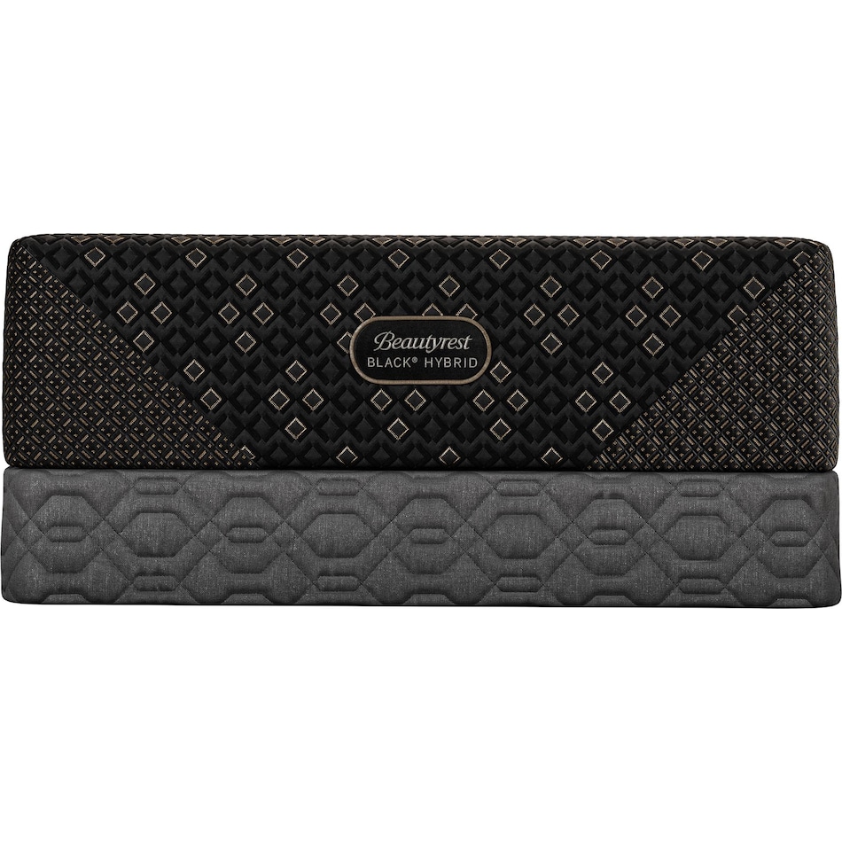 beautyrest black hybrid black split head queen   
