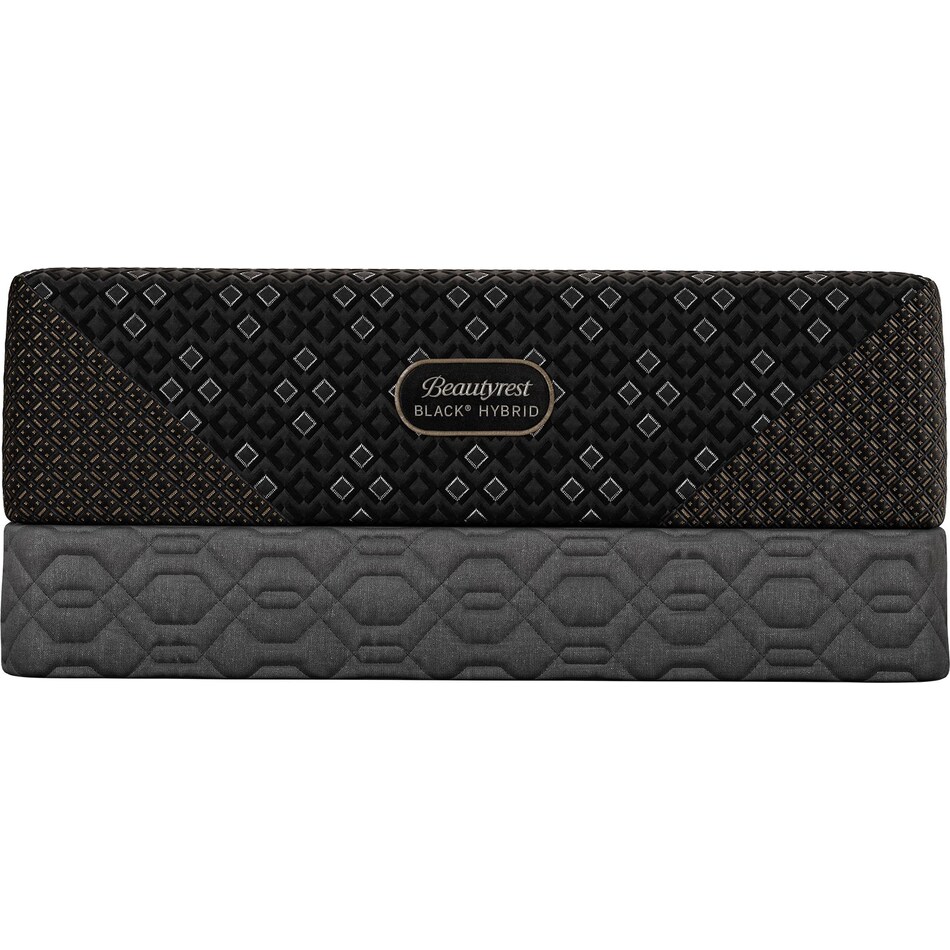 beautyrest black hybrid black split head queen   