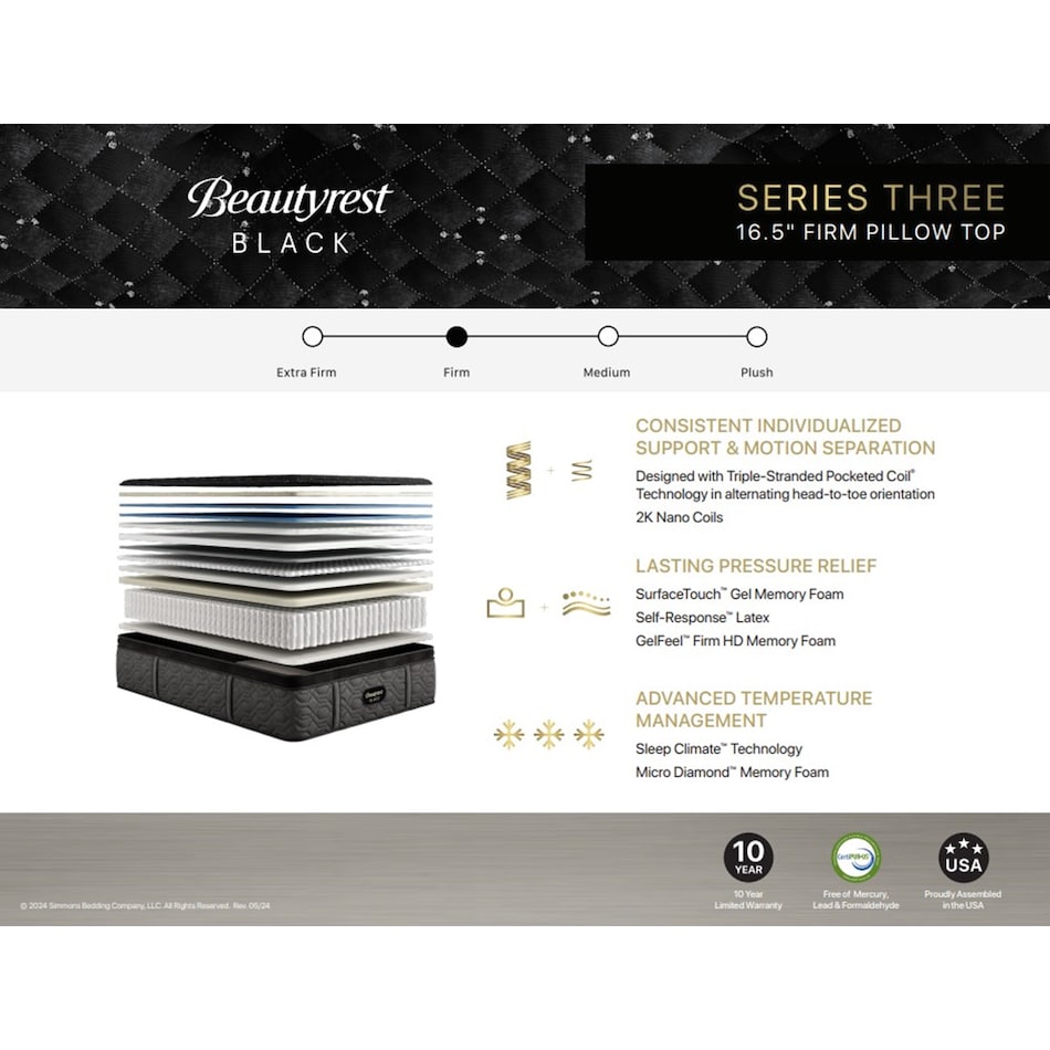 beautyrest black black king   