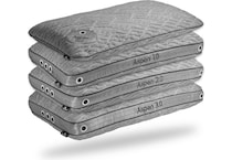 bedgear grey pillows   