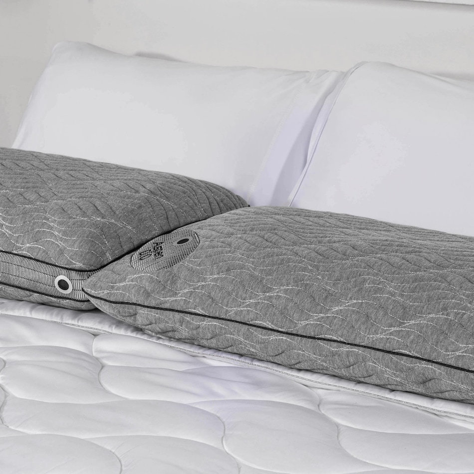 bedgear grey pillows   