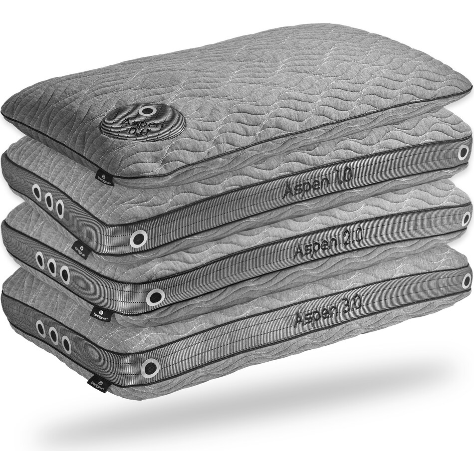 bedgear grey pillows   