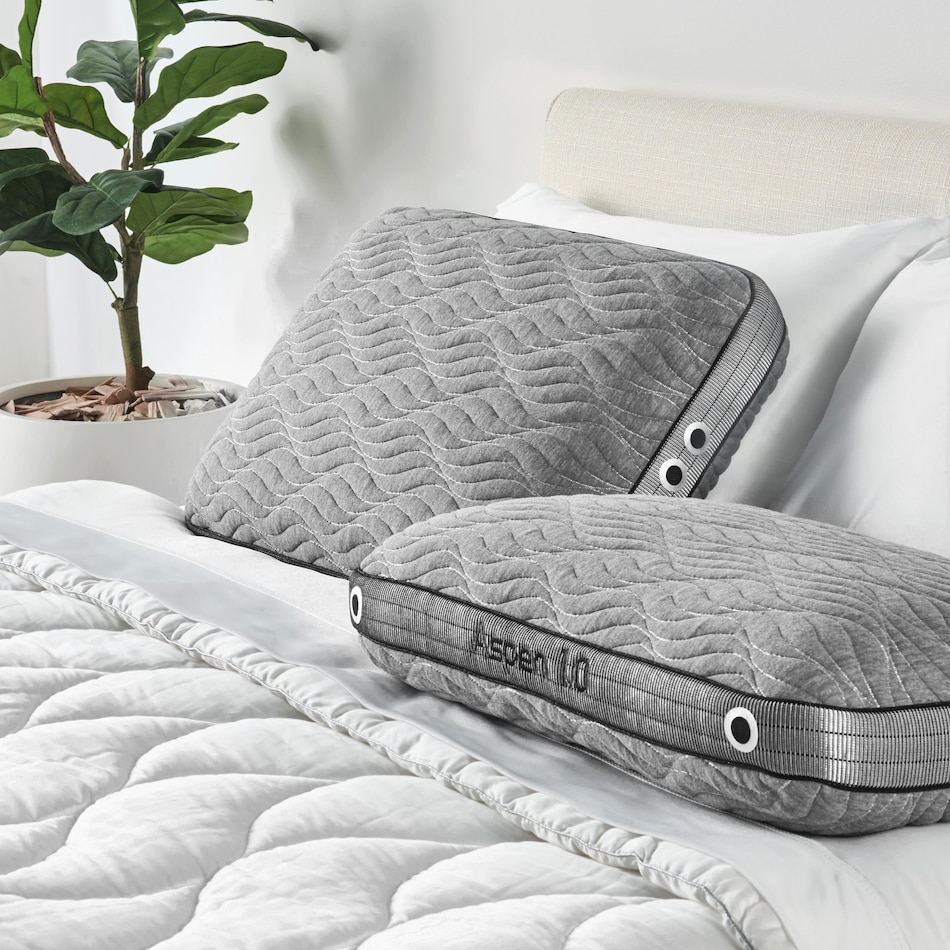 bedgear grey pillows   