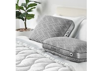 bedgear grey pillows   