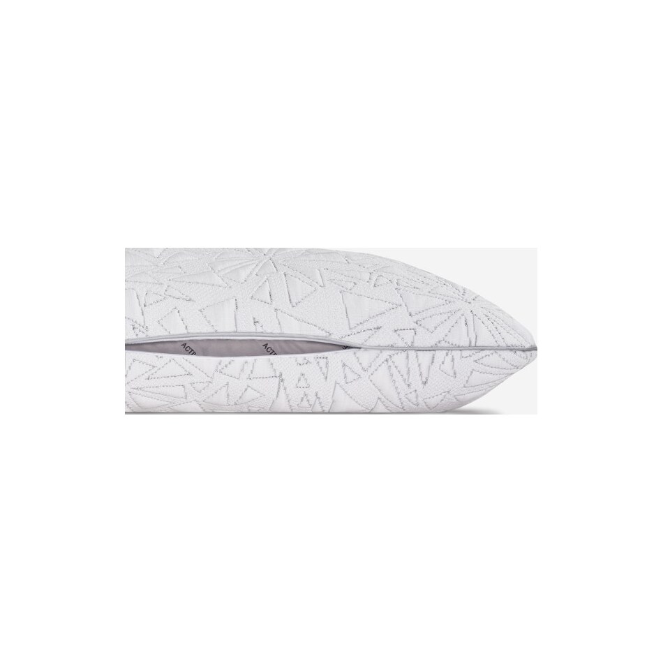 bedgear white grey pillows   