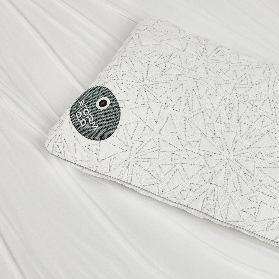 bedgear white grey pillows   