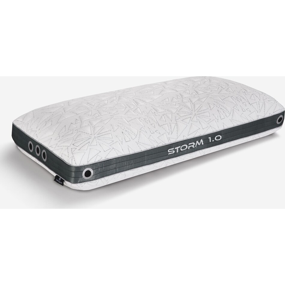 bedgear white grey pillows   