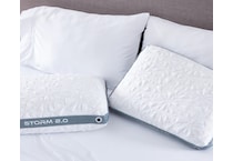 bedgear white grey pillows   