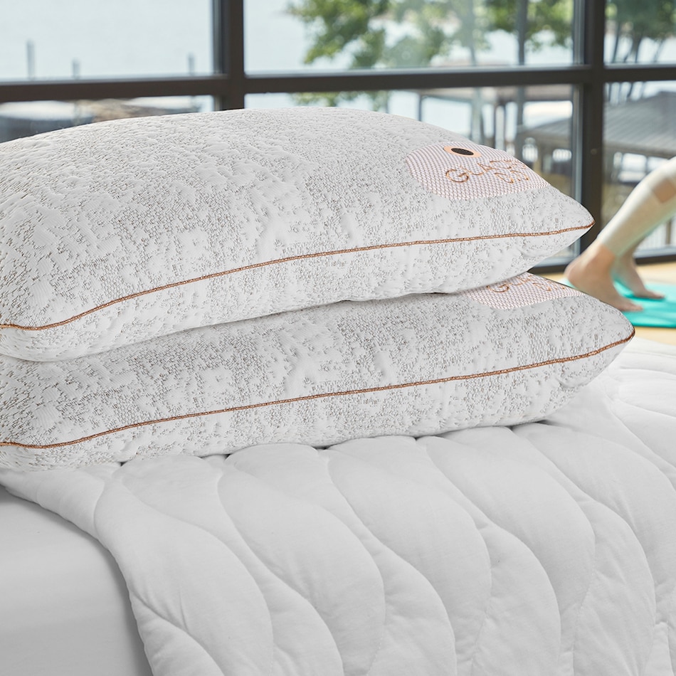 bedgear white pillows   
