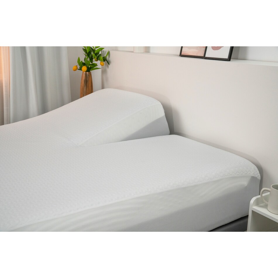 bedgear white split head queen   