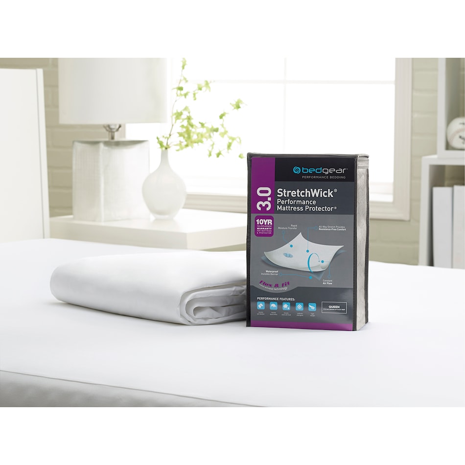bedgear white twin xl   