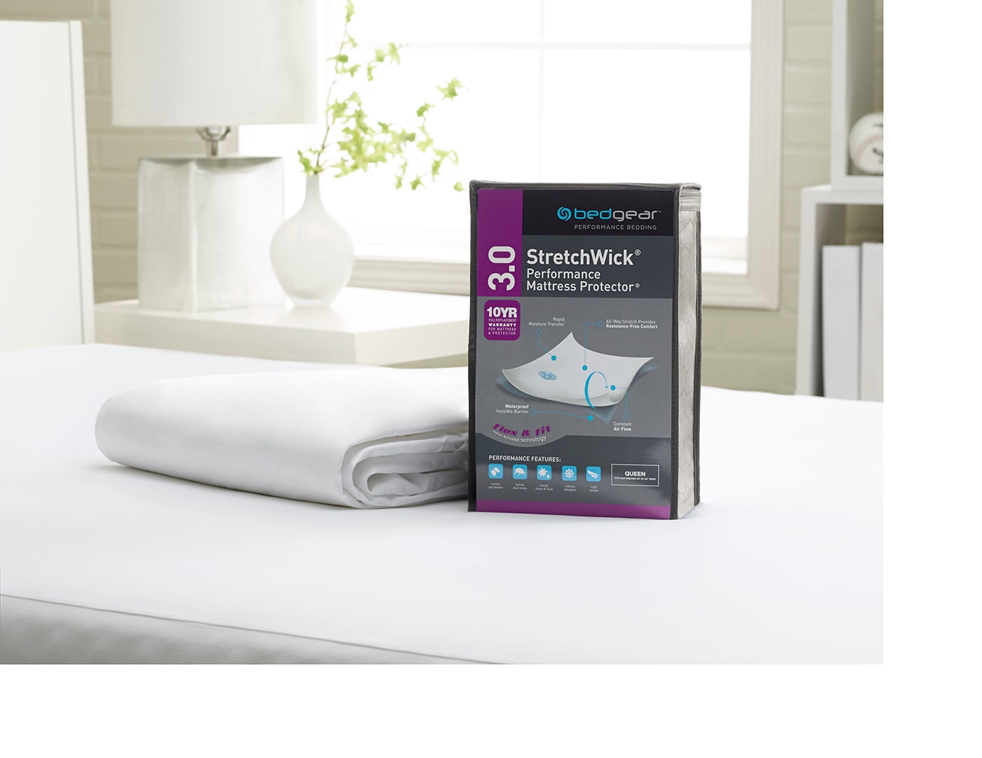 Twin Performance Stretch Fitted Mattress Pad - All In One