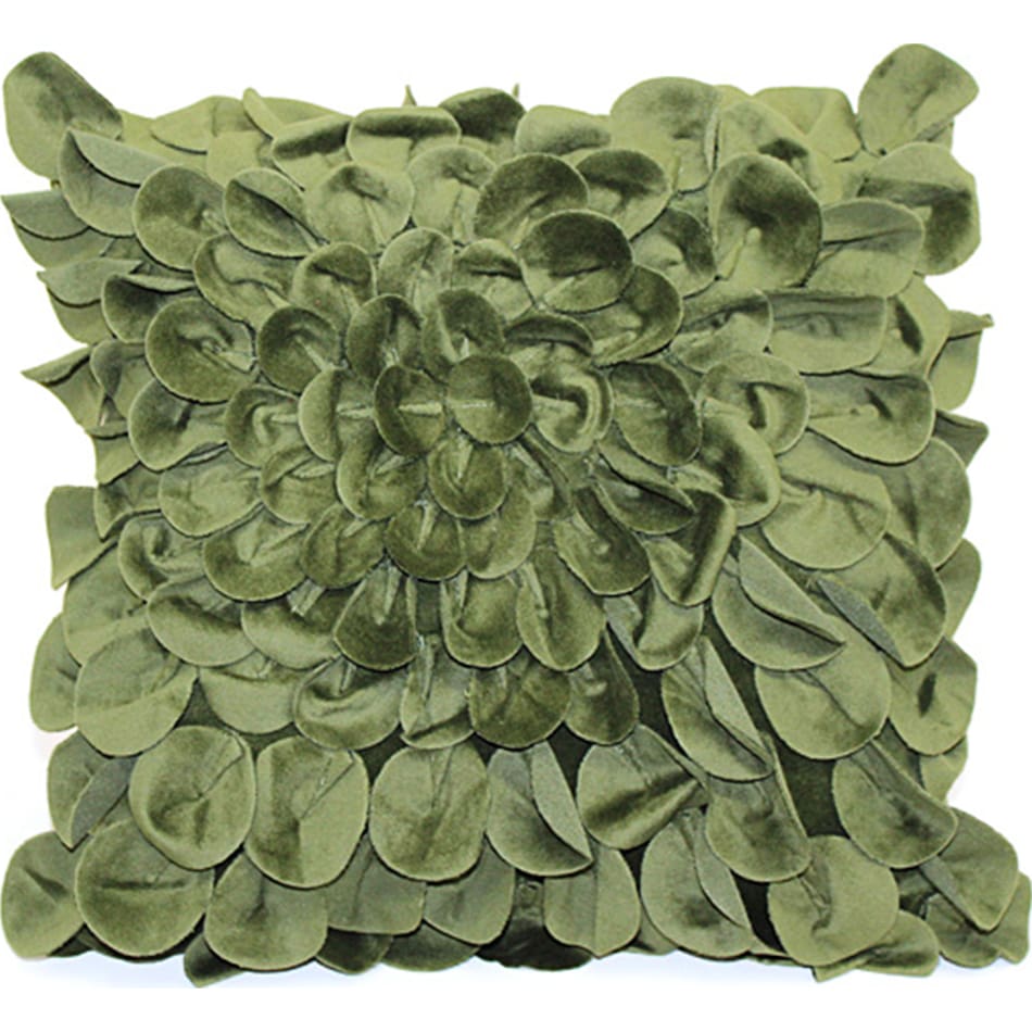 brnt green pillows   