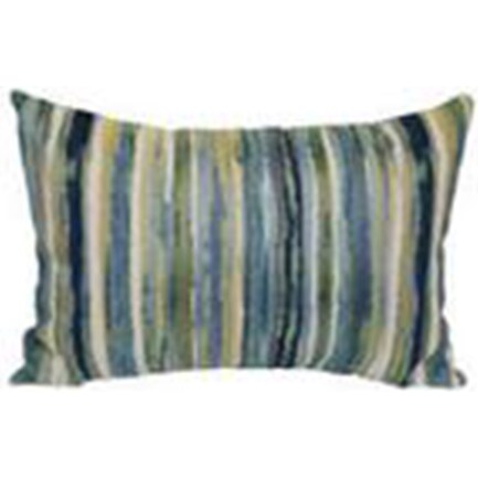 Pacific Parallel Stripe Pillow 20"W x 14"H