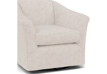 bsch beige swivel chair   