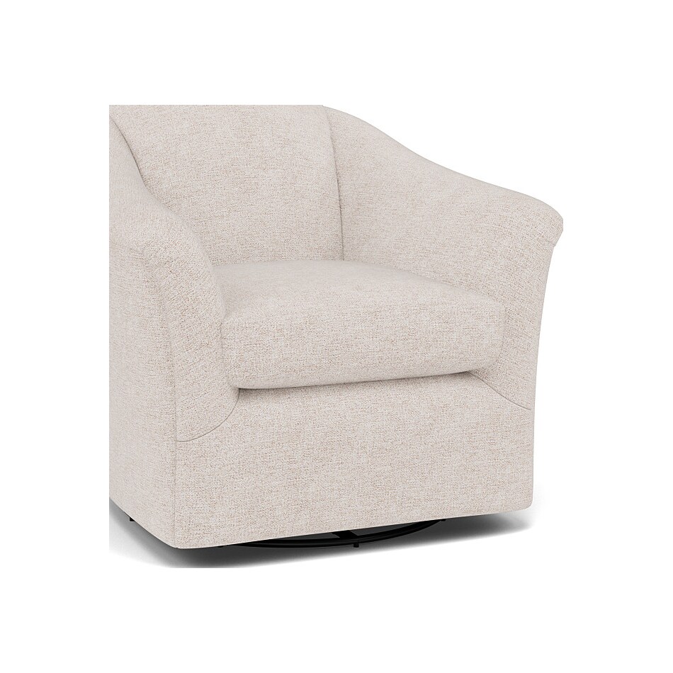 bsch beige swivel chair   