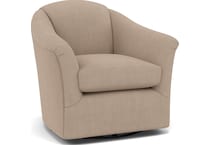 bsch beige swivel chair   