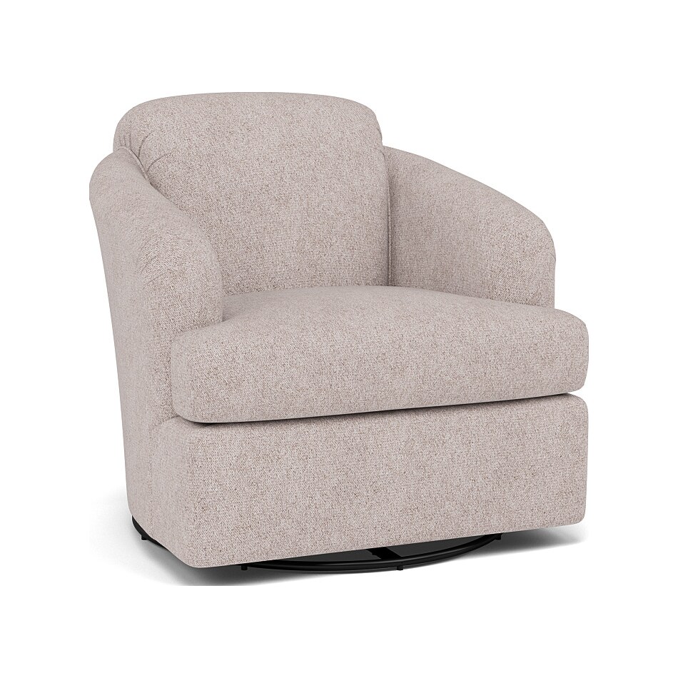bsch beige swivel chair   