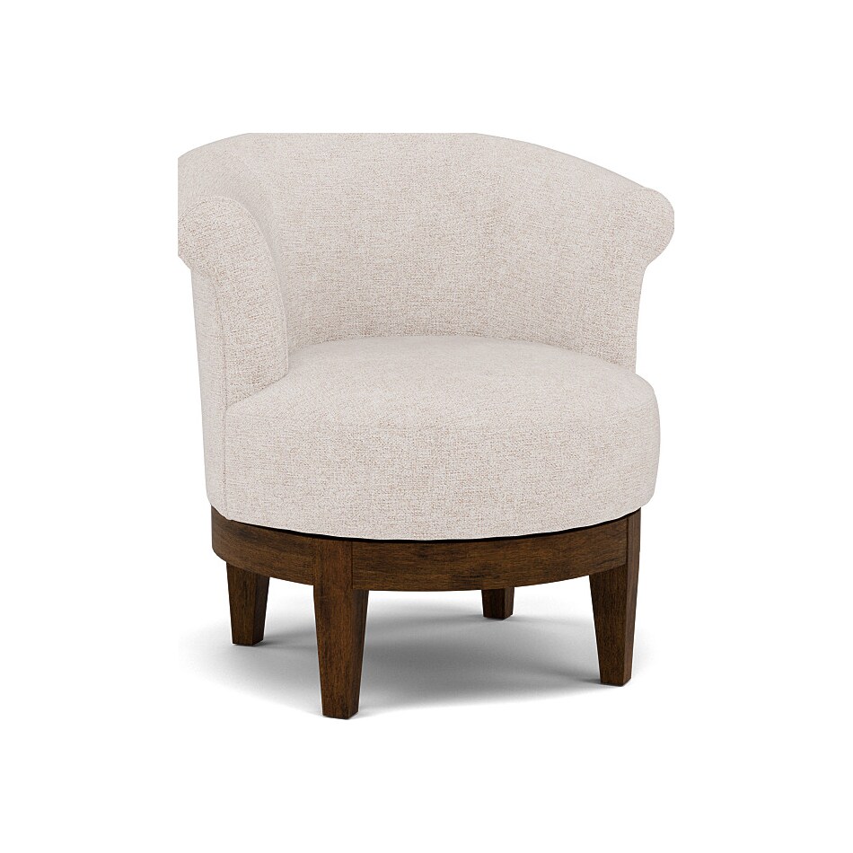 bsch beige swivel chair   