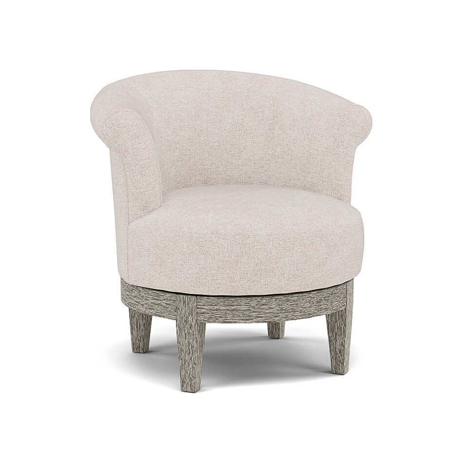 bsch beige swivel chair   