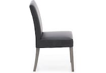 bsch black inch standard seat height side chair   