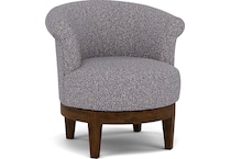 bsch blue swivel chair   