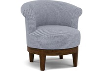bsch blue swivel chair   