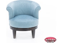 bsch blue swivel chair  image   