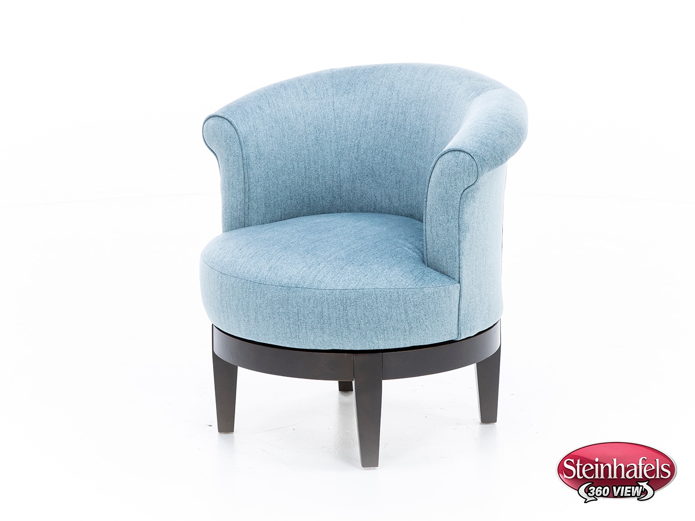 bsch blue swivel chair  image   