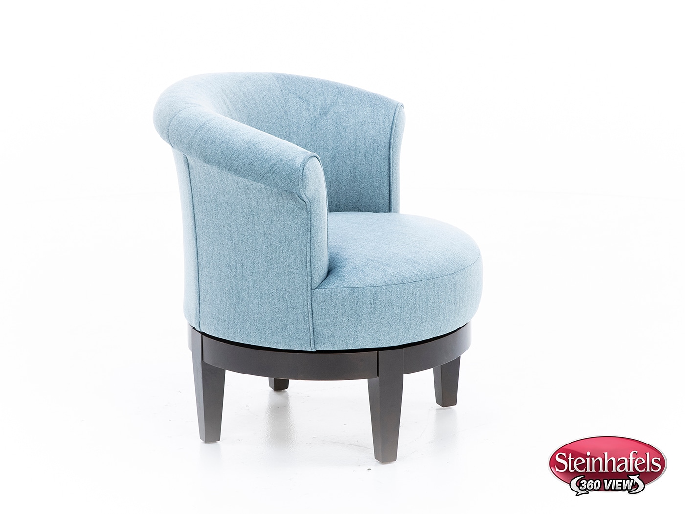 bsch blue swivel chair  image   