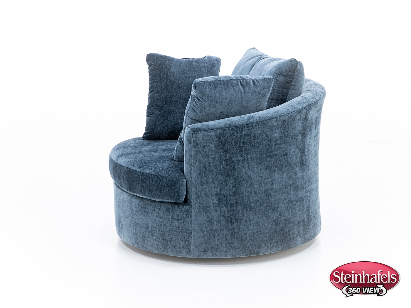 bsch blue swivel chair  image   