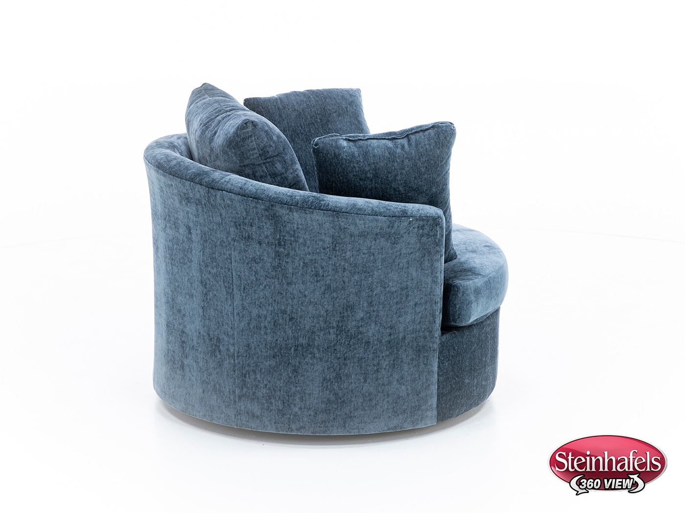bsch blue swivel chair  image   