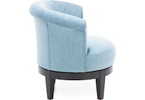 bsch blue swivel chair   