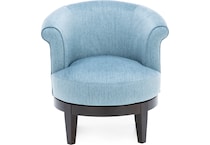 bsch blue swivel chair   