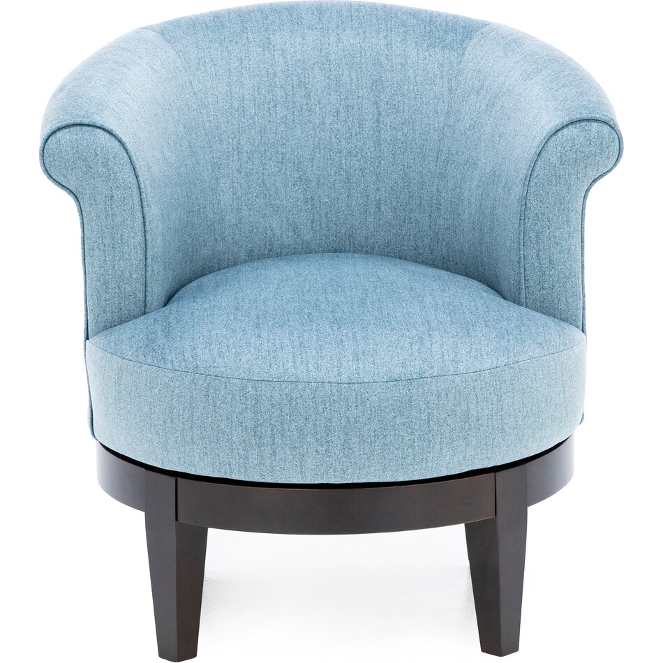 bsch blue swivel chair   