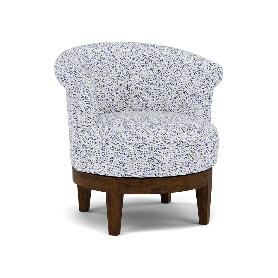 bsch blue swivel chair