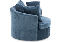 bsch blue swivel chair   