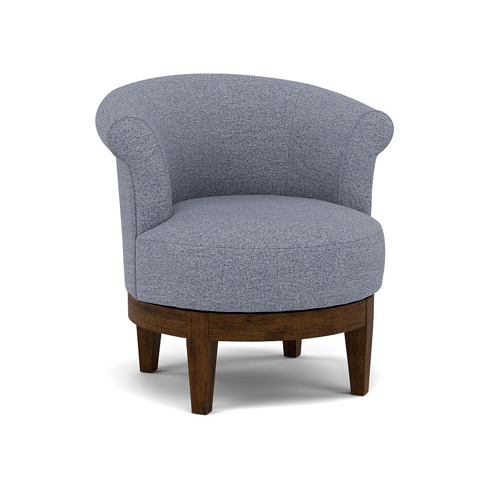 bsch blue swivel chair