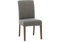 bsch brown inch standard height ala carte chair   
