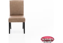 bsch brown inch standard seat height side chair  image   