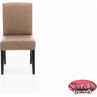 Meyer Upholstered Side Chair In Espresso / 22899 Peanut, Grade B